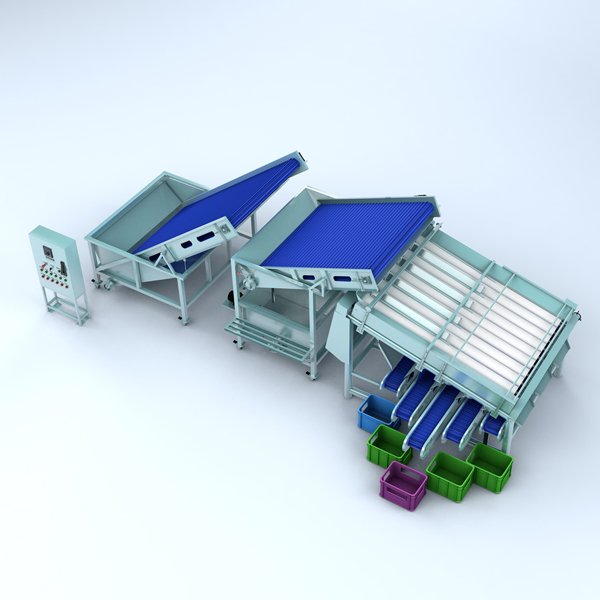 Shrimp grading machine landing page